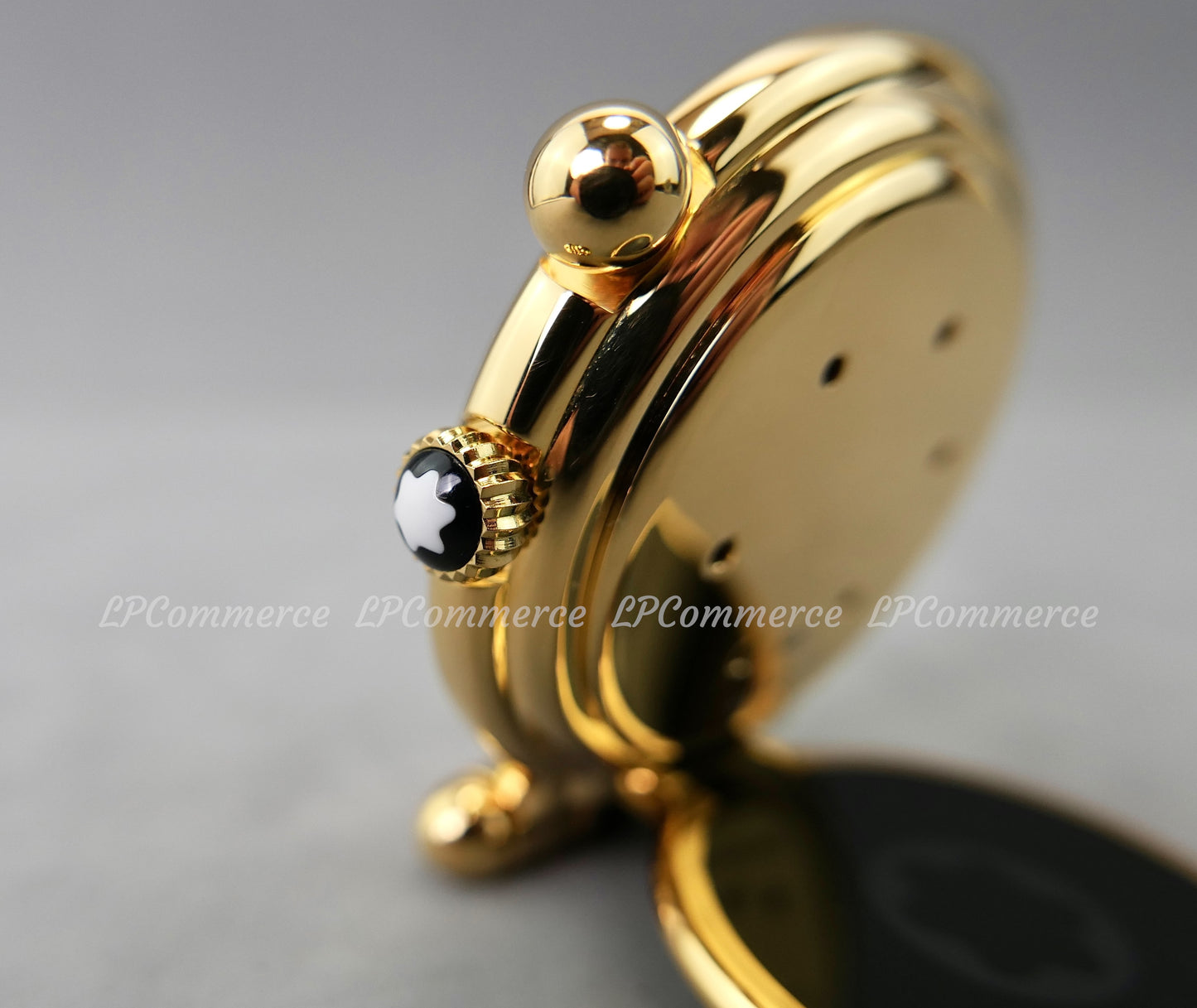 Orologio sveglia Montblanc da tavolo scrivania wake up allarm clock metallo