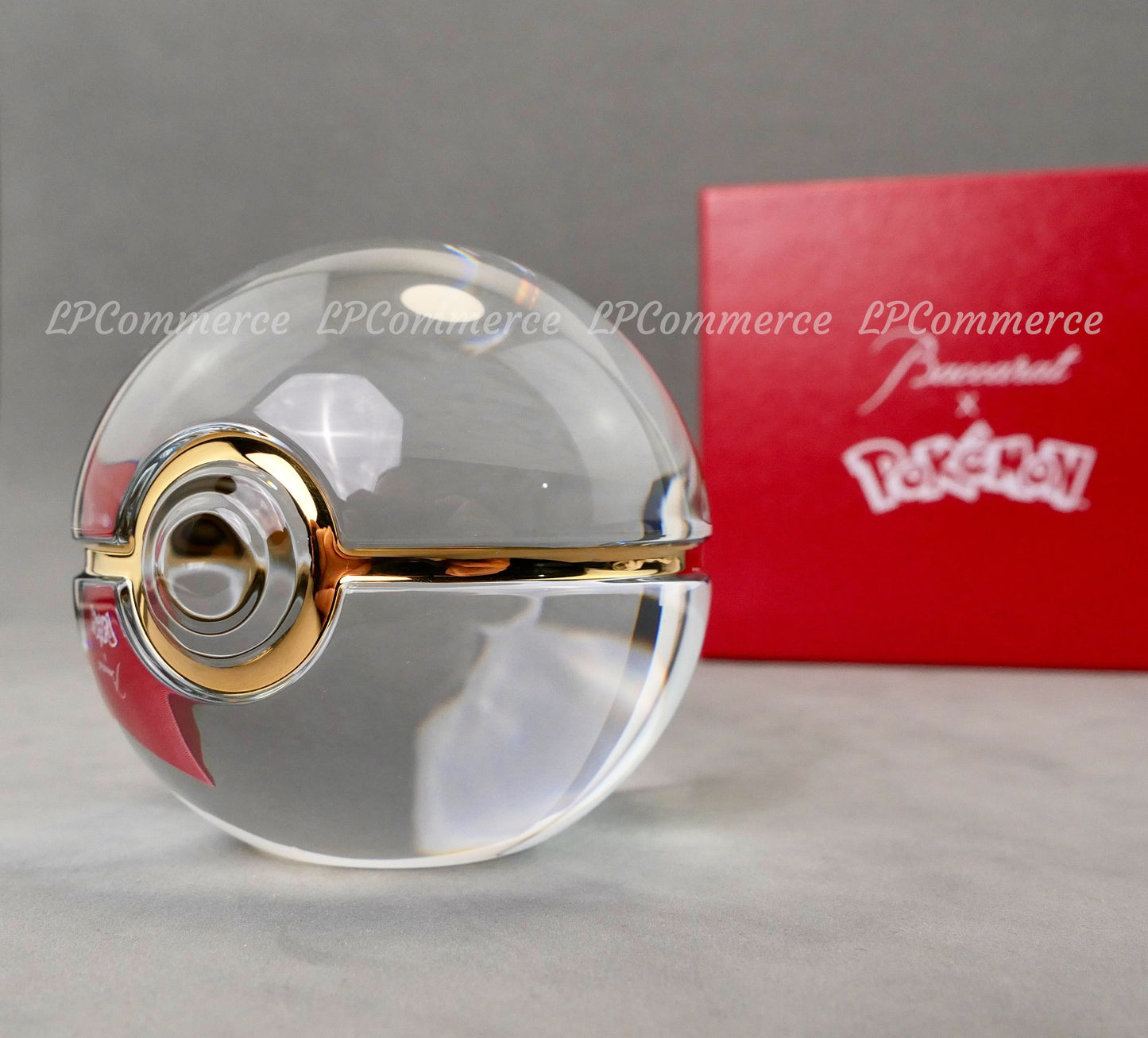 Cristallo Baccarat per Pokemon collezione 25 anni poké ball 2022 box Pikachu