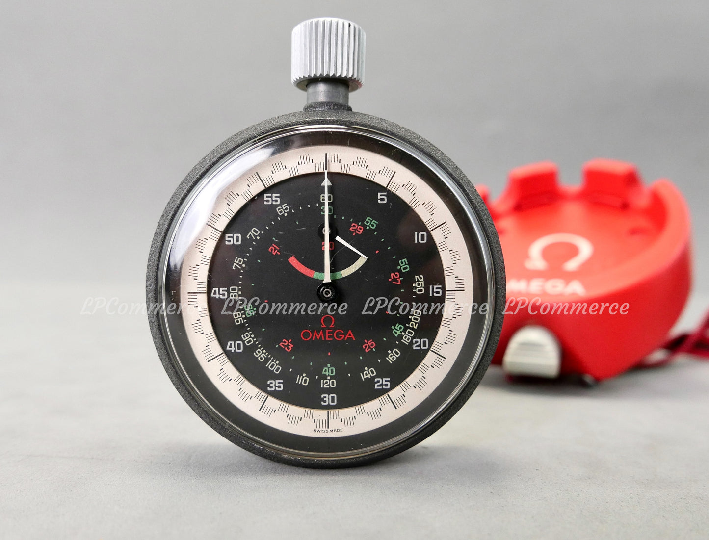 Cronometro da gara Omega carica manuale stopwatch clock