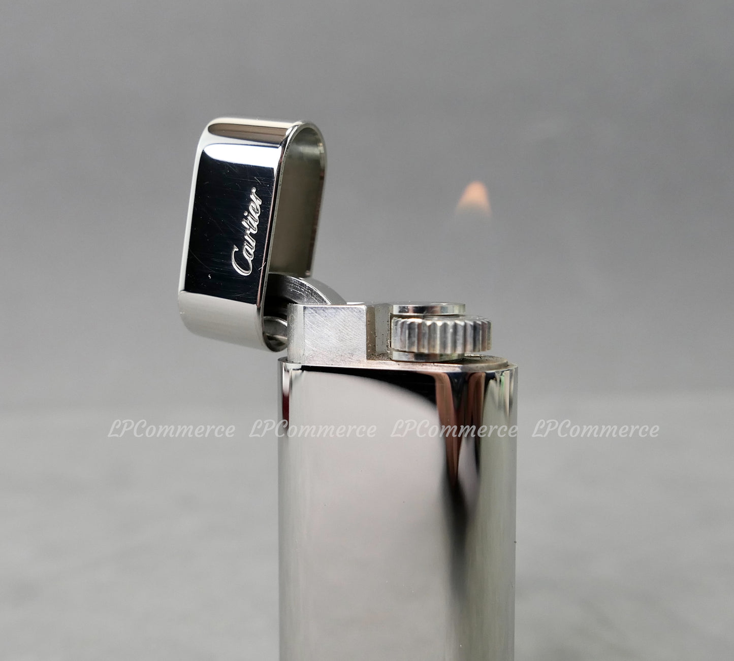 Accendino Cartier lighter cromato cigarette box