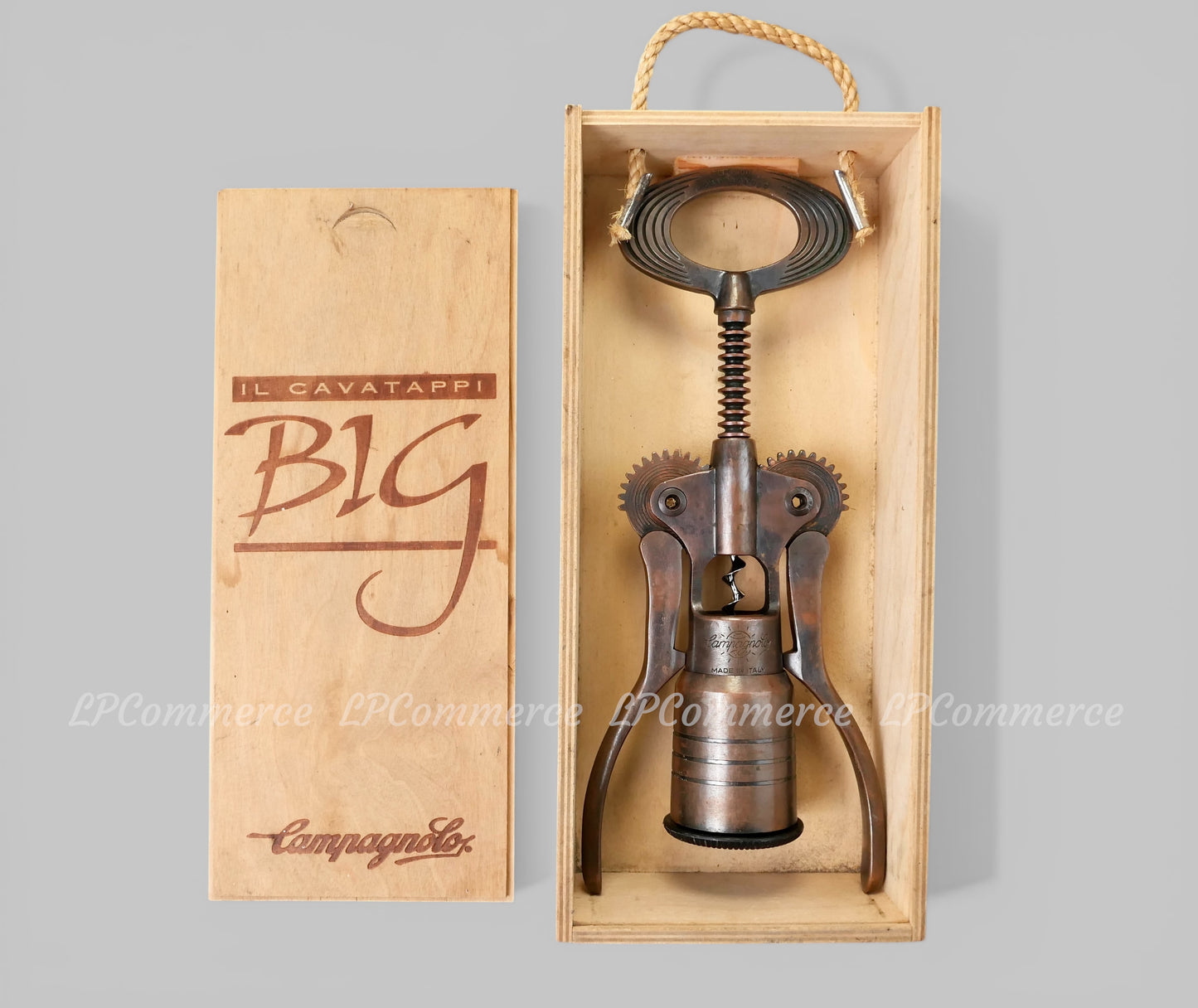 Cavatappi BIG Campagnolo metallo corkscrew bottone Wine vino magnum