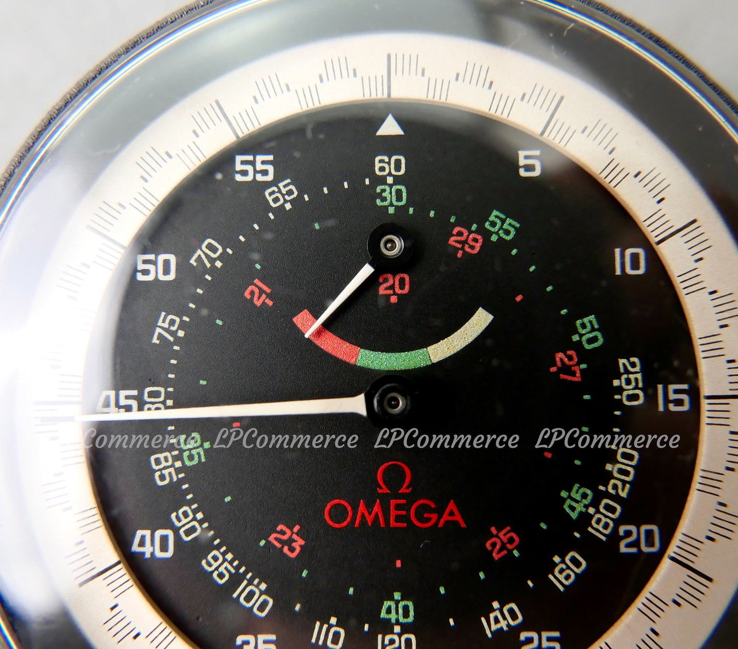 Cronometro da gara Omega carica manuale stopwatch clock