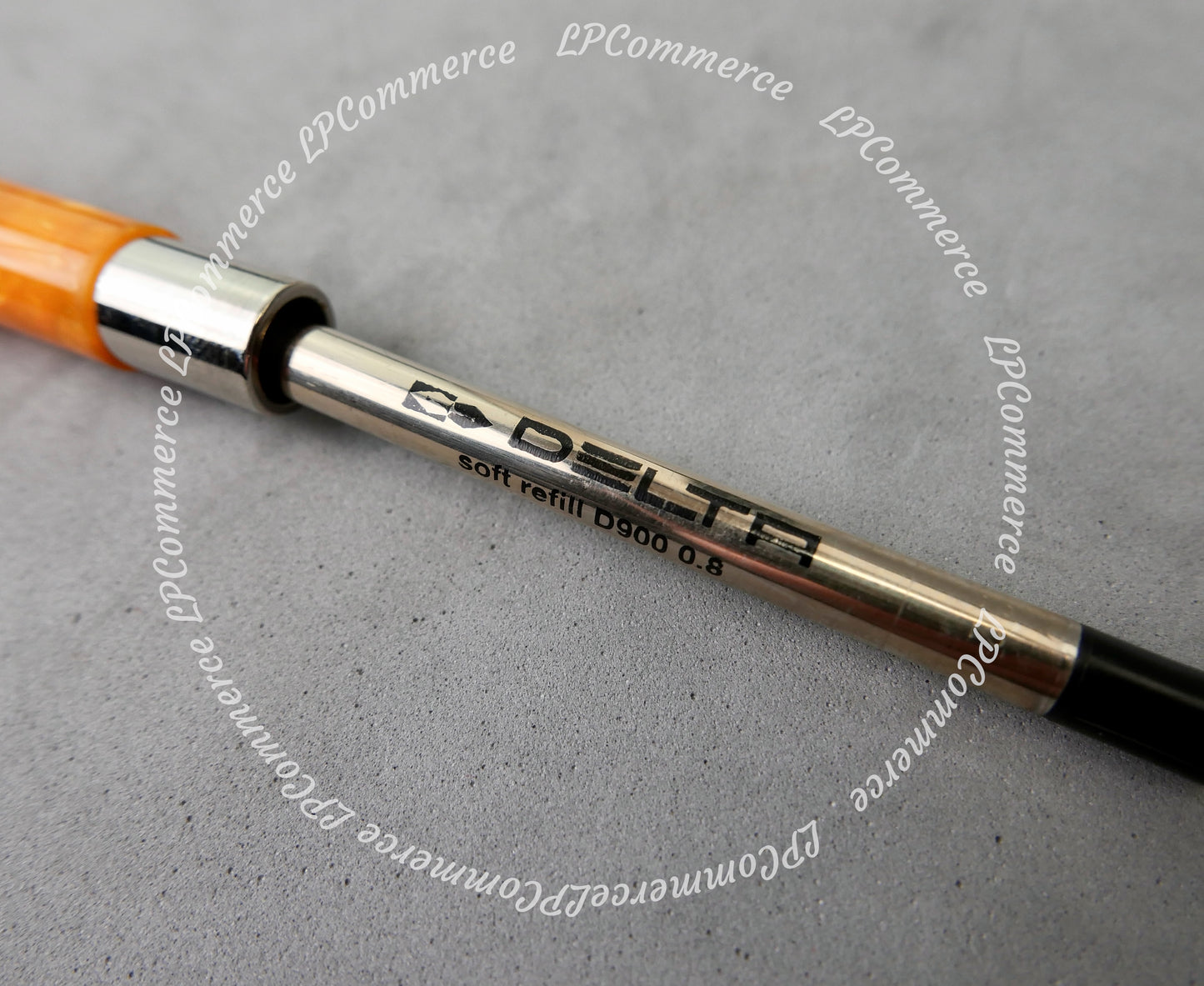 Penna sfera Delta Dolcevita Zen Medium sfera Ballpoint pen NOS silver