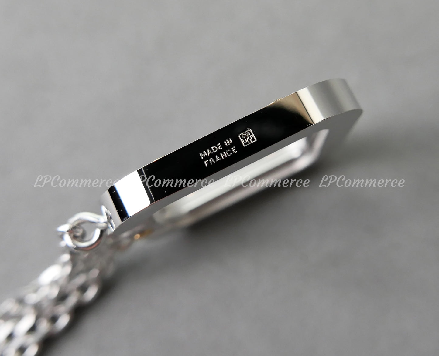 Portachiavi Cartier Santos NOS vintage design fare box garanzia Keychain