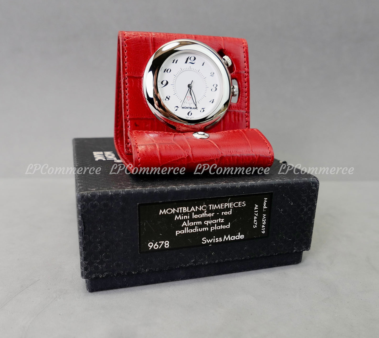 Orologio sveglia Montblanc da tavolo travel clock wakes up table