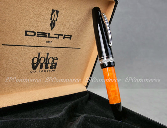 Penna sfera Delta Dolcevita Zen Medium sfera Ballpoint pen NOS silver