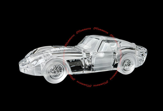 Ferrari 250 GTO cristallo Daum France big size 30cm glass rare