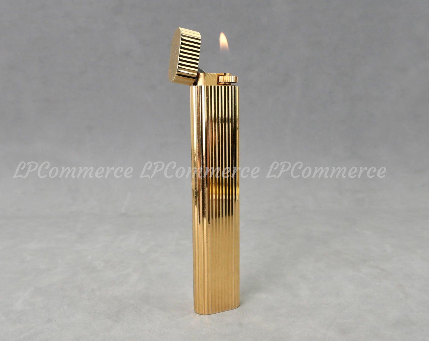 Accendino da tavolo Cartier big size funzionante sigaro color oro table lighter