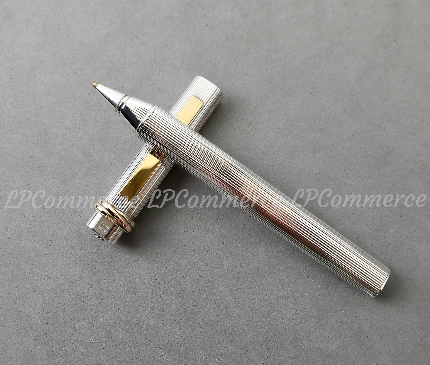 Penna Cartier Santos Argento massiccio 925% NOS silver solid vendome pen