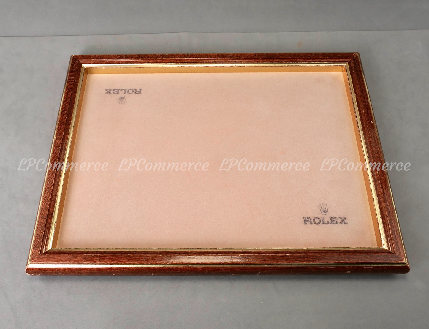 Vassoio orologi Rolex plateau presentazione espositore Ref. 435 legno anni 90