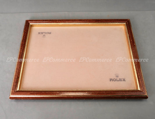 Vassoio orologi Rolex plateau presentazione espositore Ref. 435 legno anni 90