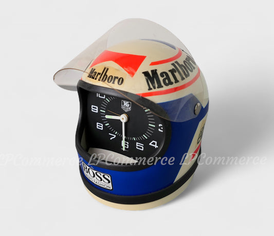 Orologio casco da tavolo Tag Heuer pubblicitario Marlboro table clock helmet