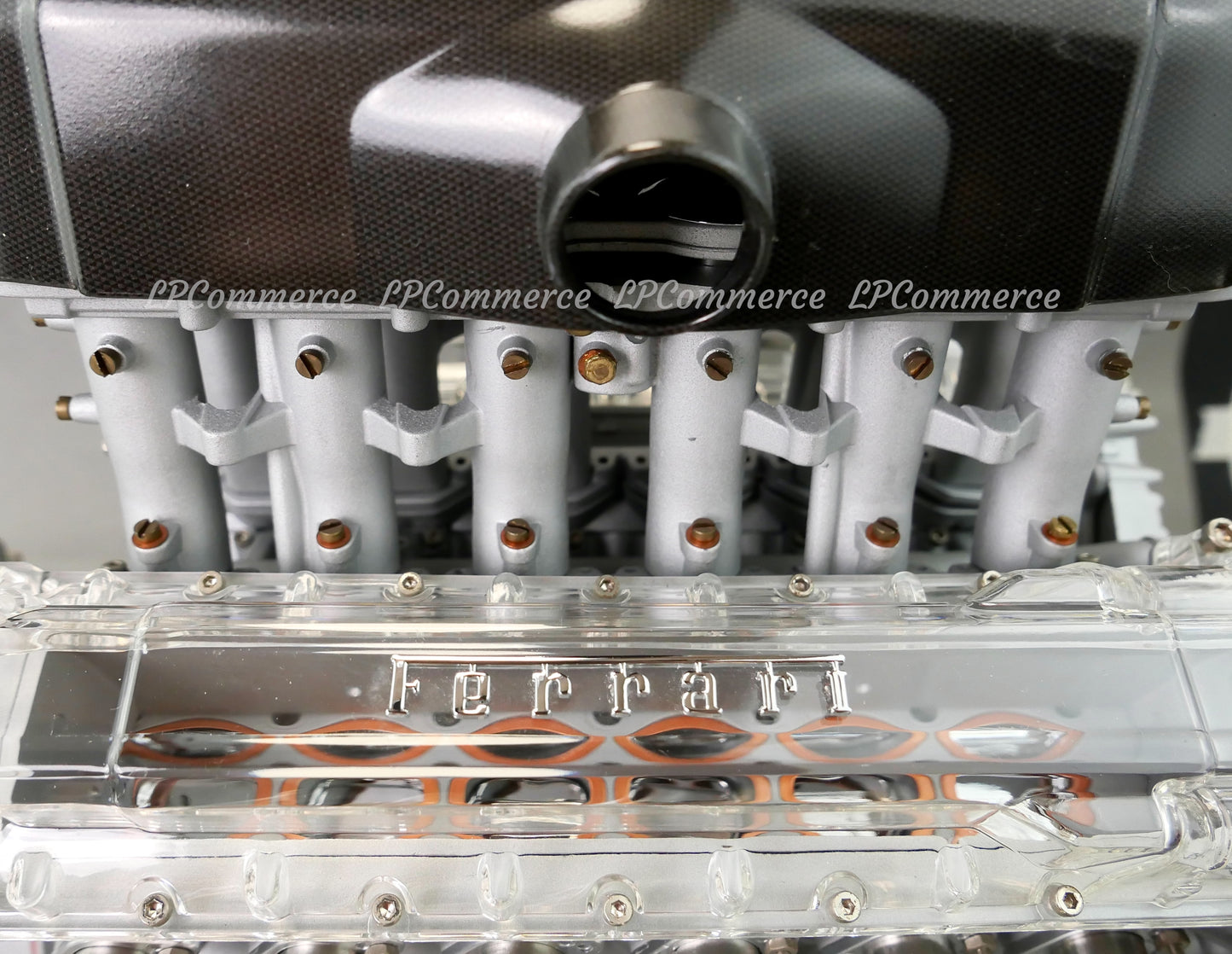 Motore Ferrari 12 cilindri DeAgostini scala 1:4 engine