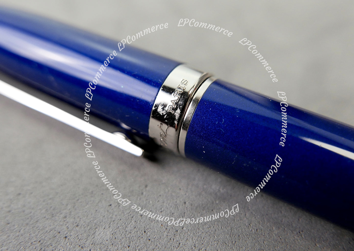 Penna sfera S.T. Dupont Fidelio Ballpoint box laque blu refill palladium