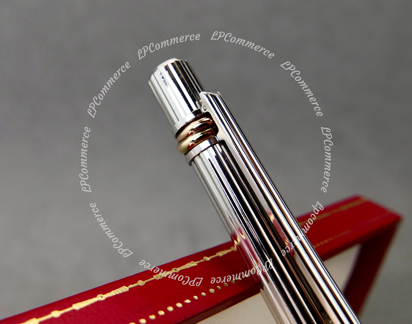 Penna a sfera Cartier Trinity Santos pen Ballpoint vintage box