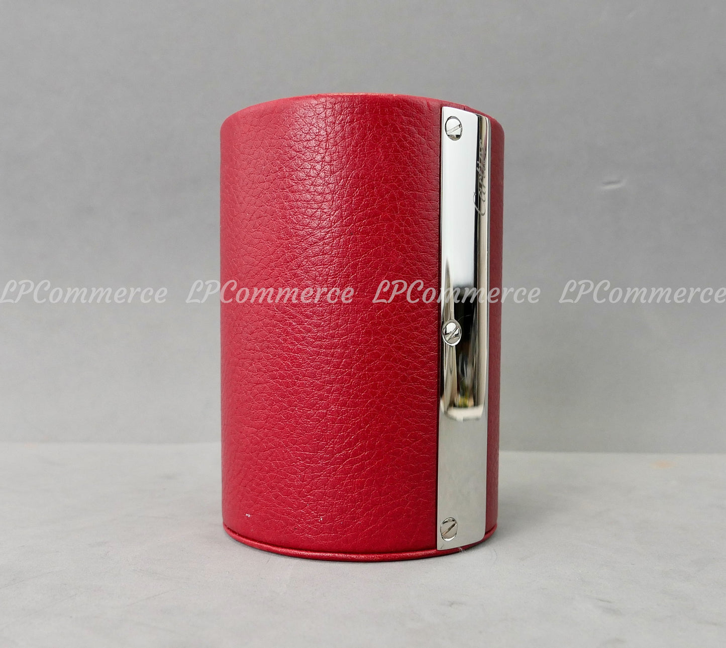 Portapenne Cartier Santos pelle pen holder Office porta penne