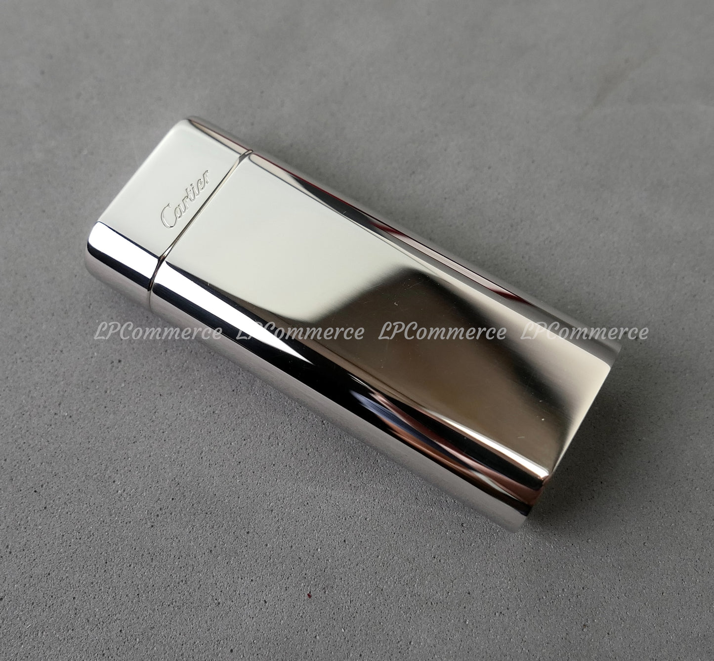 Accendino Cartier lighter cromato cigarette box