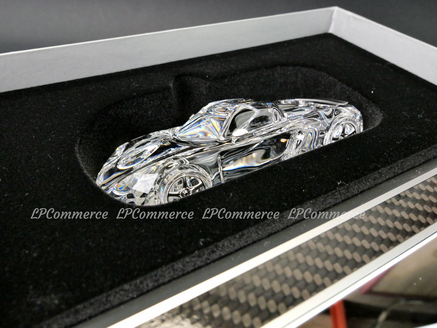 Porsche Carrera GT Swarovski 1:43 limited edition cristallo macchina modellino