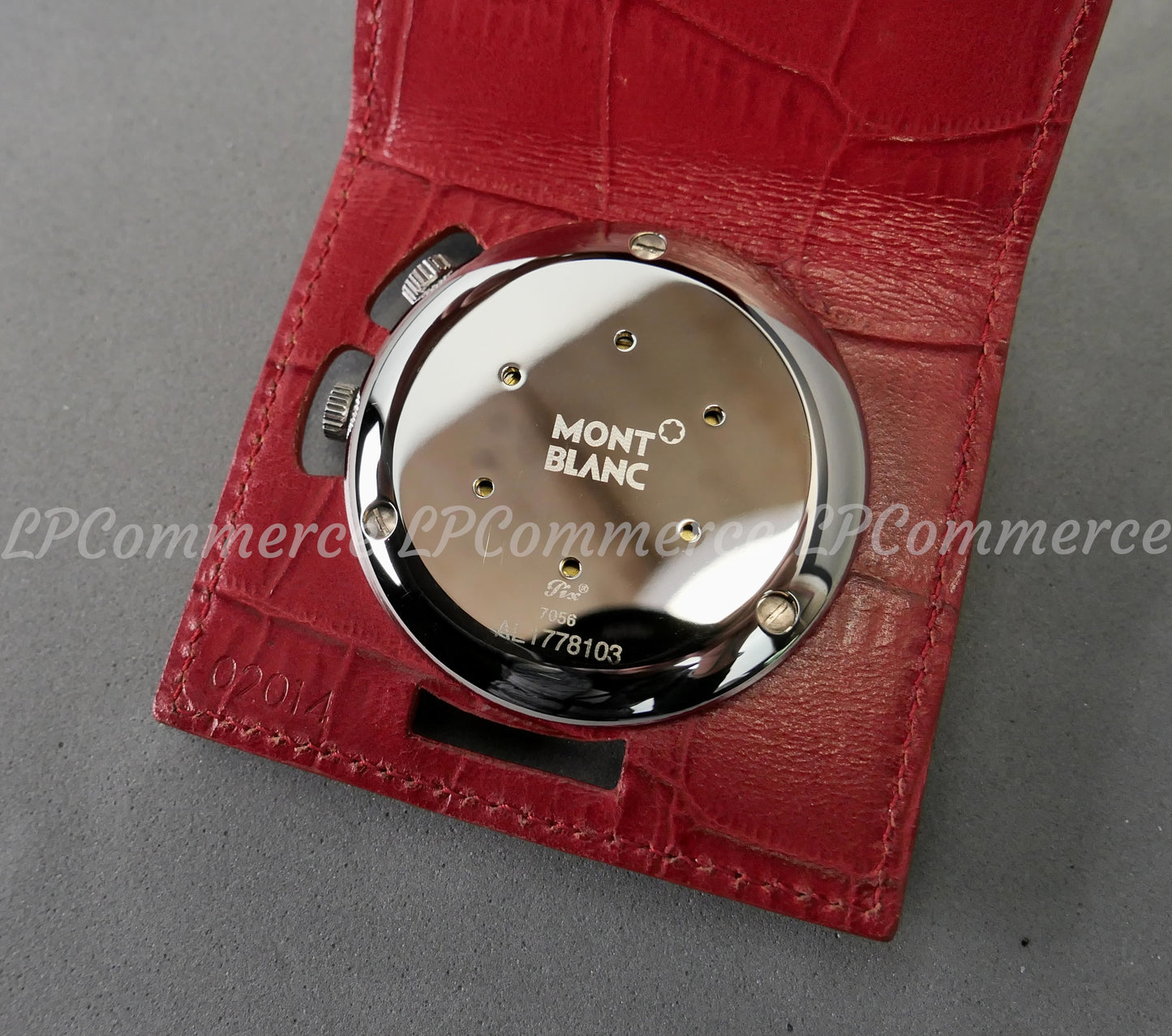 Orologio sveglia Montblanc funzionante travel clock wakes up tavolo table box