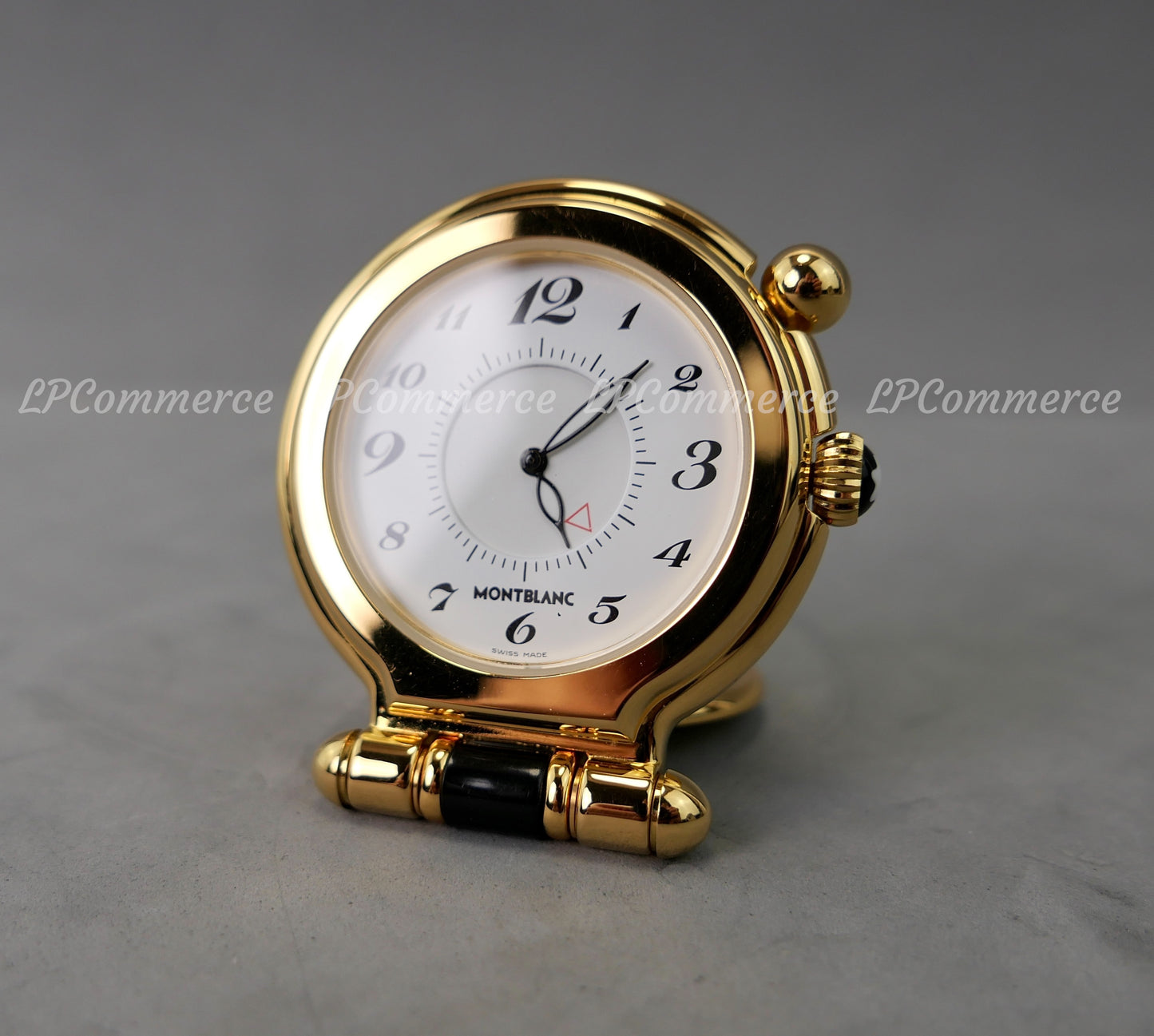 Orologio sveglia Montblanc da tavolo scrivania wake up allarm clock metallo