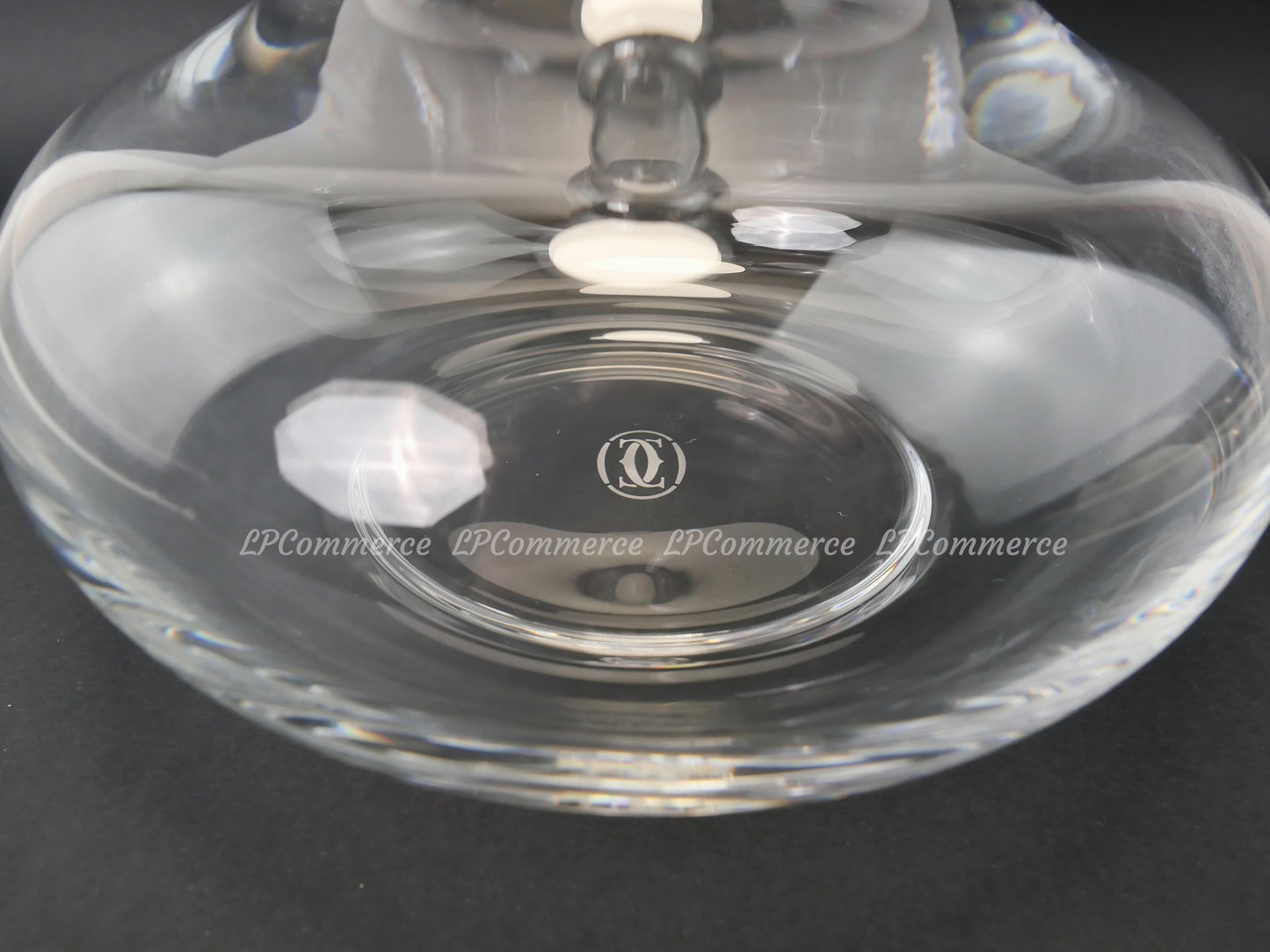 Decanter Cartier Trinity 1989 argento 925 vino wine vintage crystal box garanzia