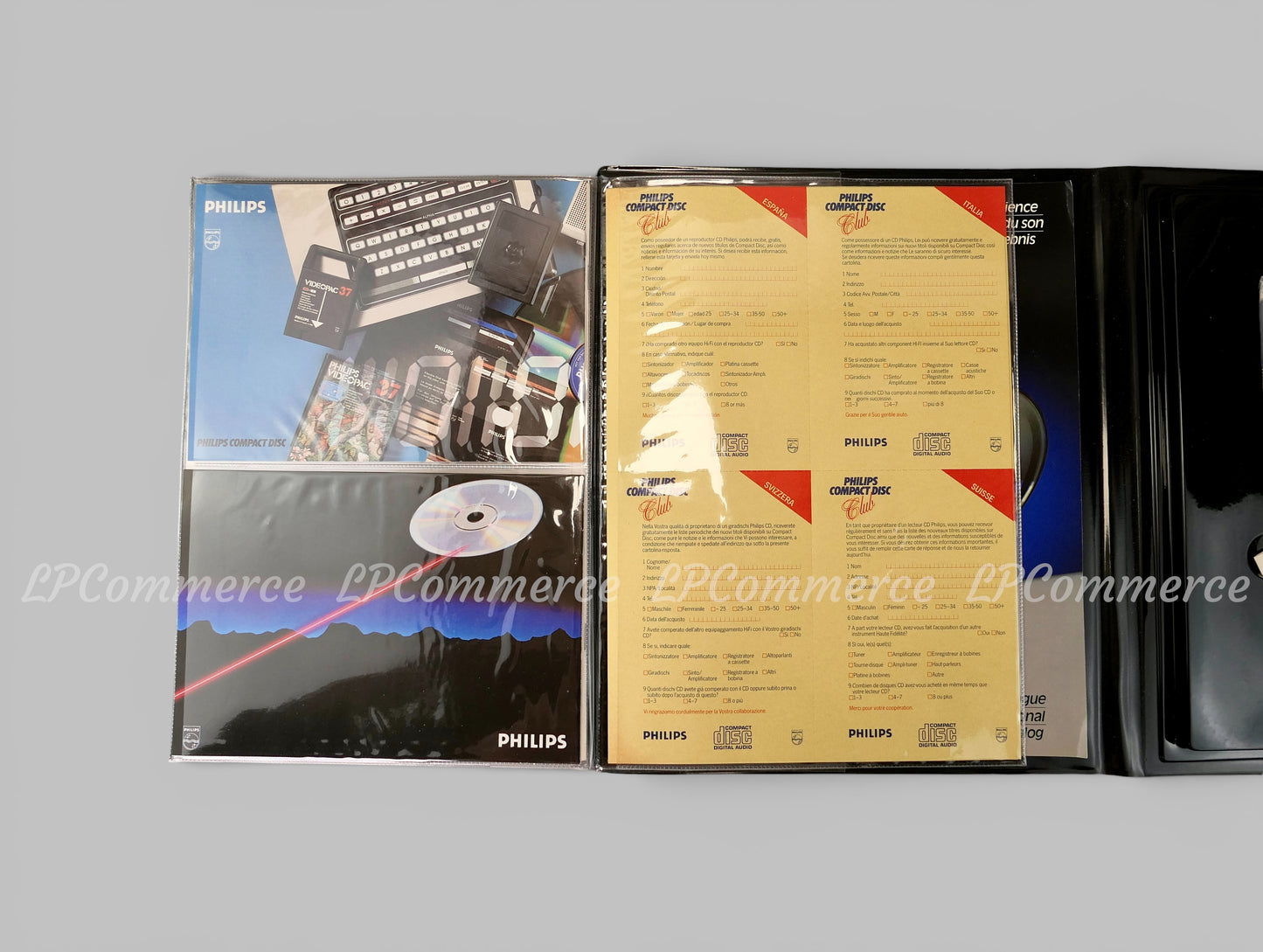 Compact Disc Philips CD100 full set funzionante box istruzioni lettore cd design