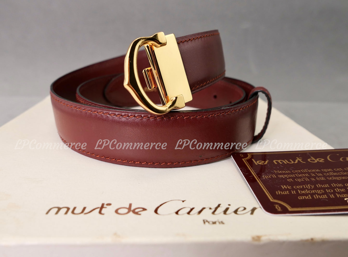 Cintura Cartier anni 90 cinta scatola belts fibbia