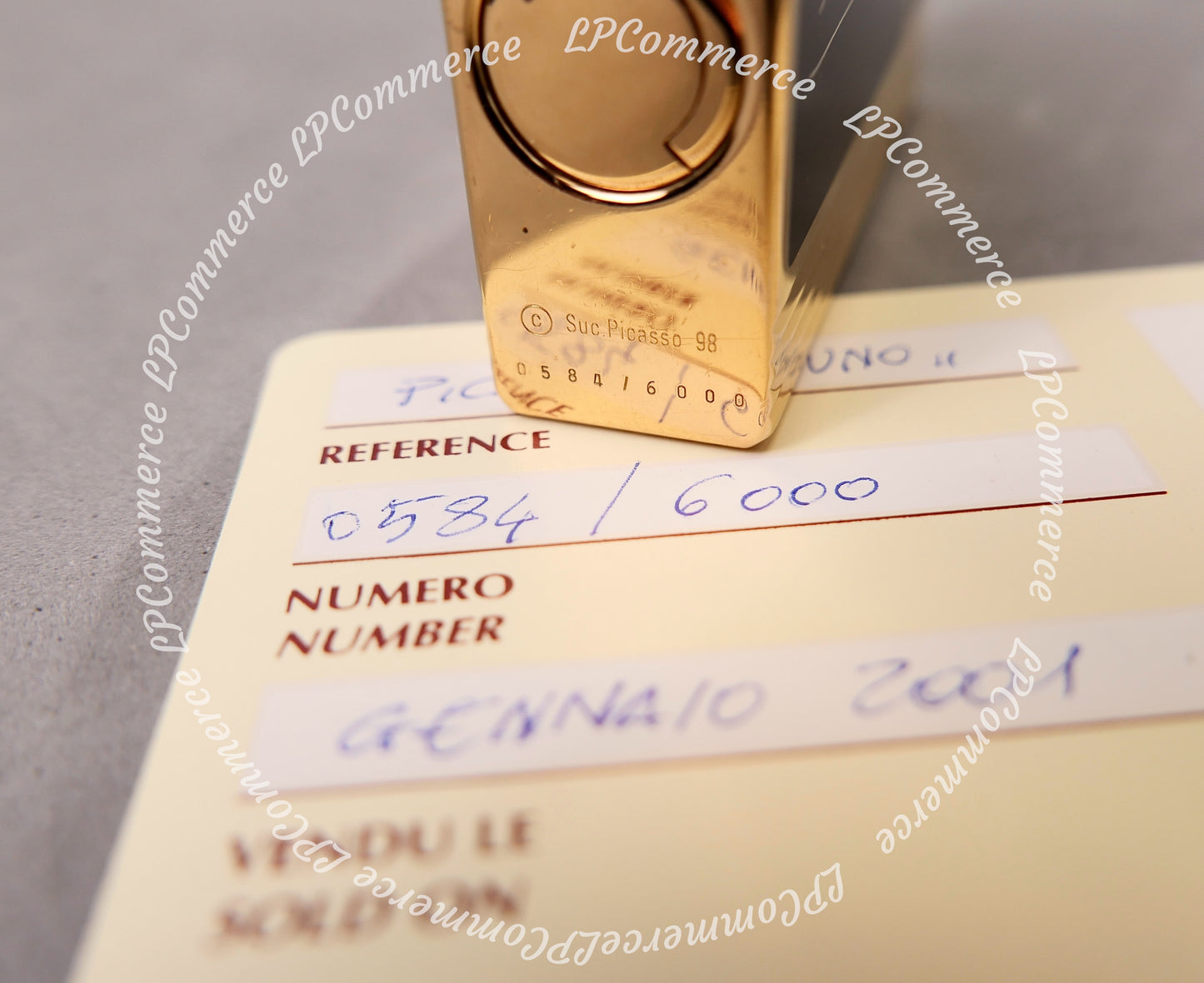 Accendino S.T. Dupont PICASSO Il Fauno Limited edition 1998 lighter lacca cinese