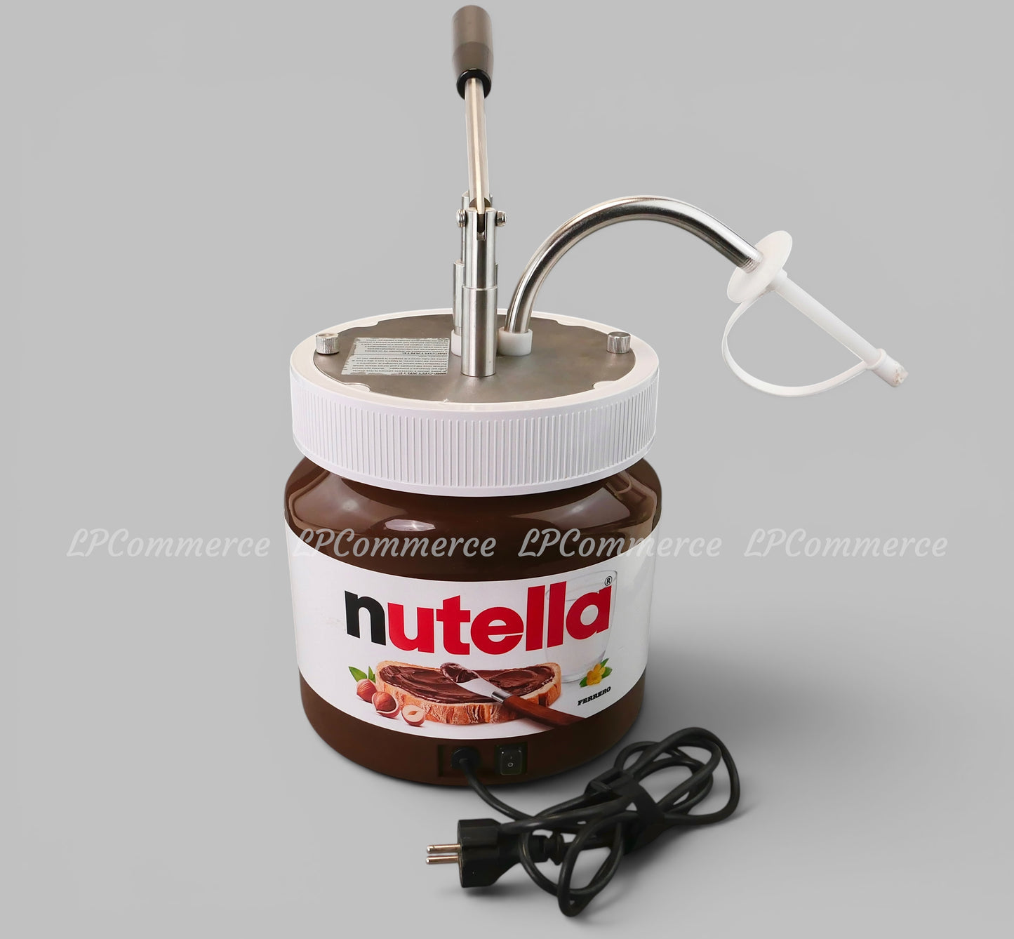 Dispenser Nutella erogatore 3kg termico dosatore barattolo scaldatore cioccolata
