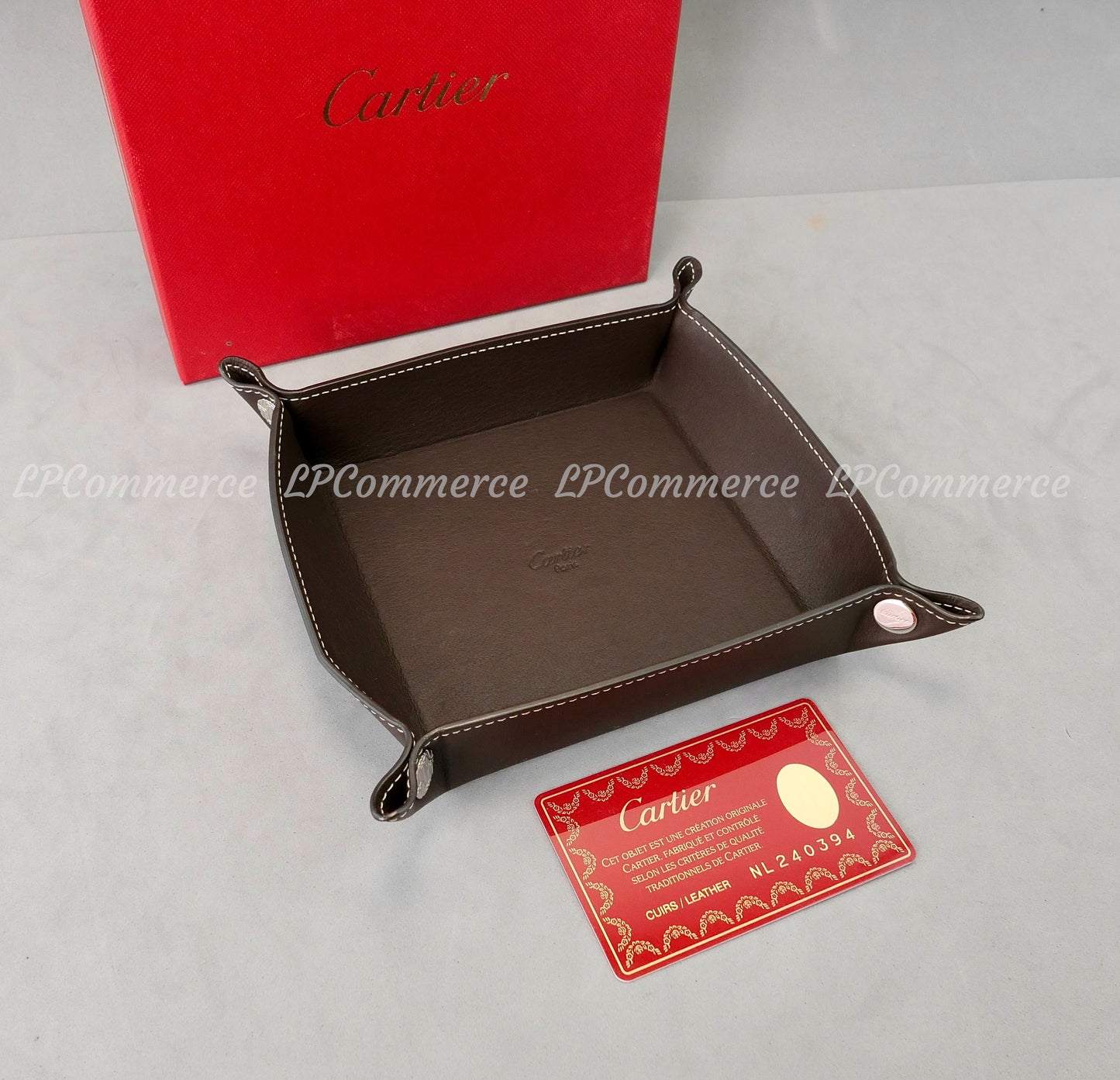Svuotatasche Cartier in pelle empty pockets svuota tasche skin decor arredamento