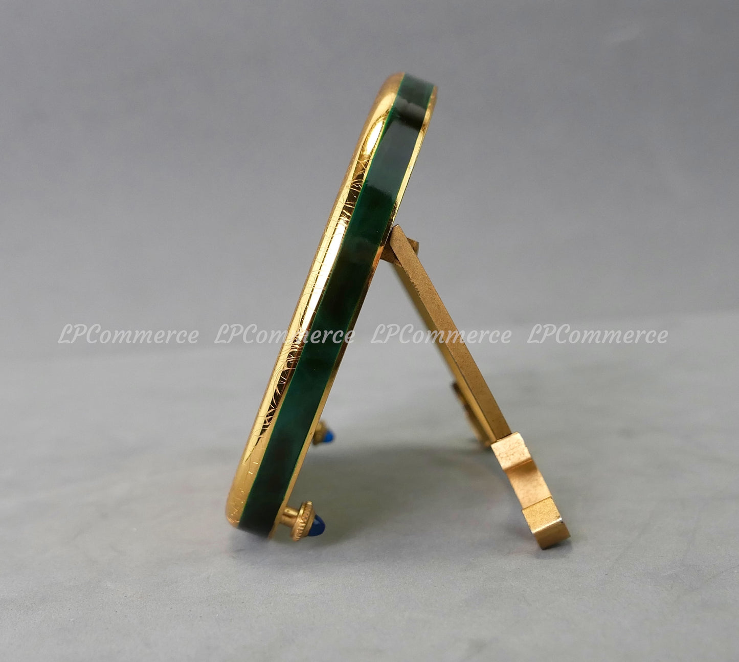Portafoto Cartier malachite cornice foto photo frame