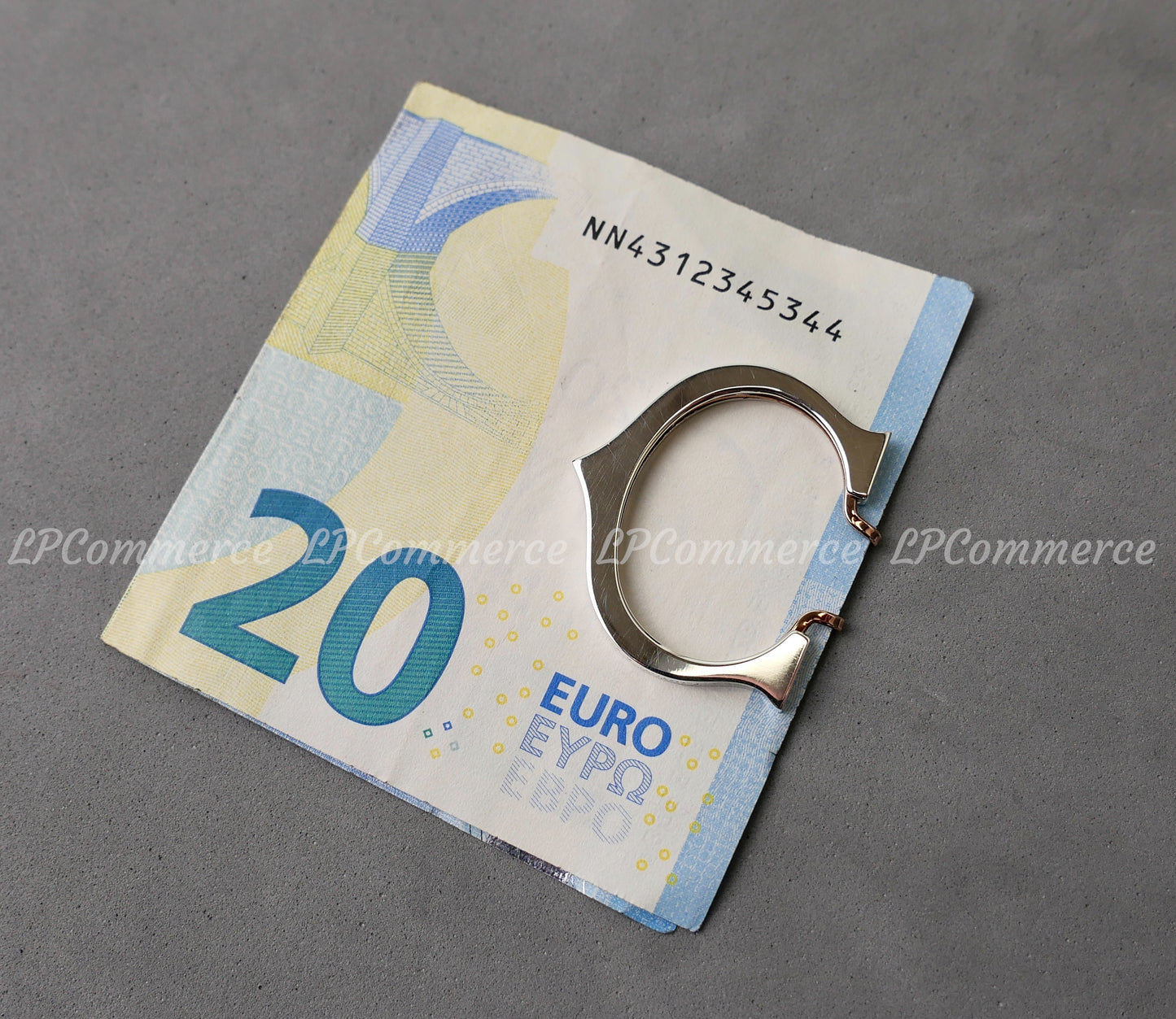 Fermasoldi Cartier NOS Argento massiccio 925% money clip Santos pince billets