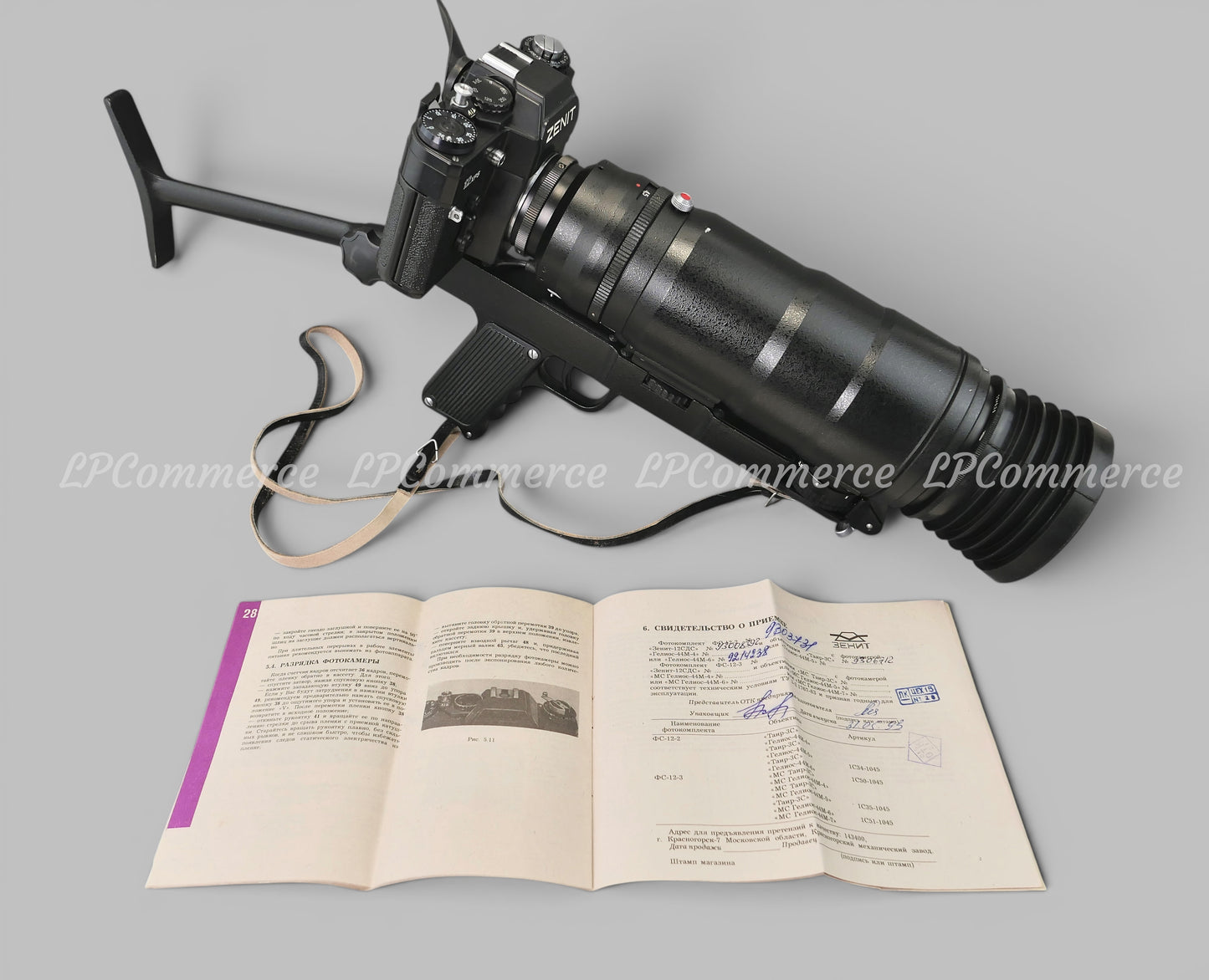 Fotosnaiper Zenit FS 12-2 Fotofucile borsa macchina fotografica obiettivo 300
