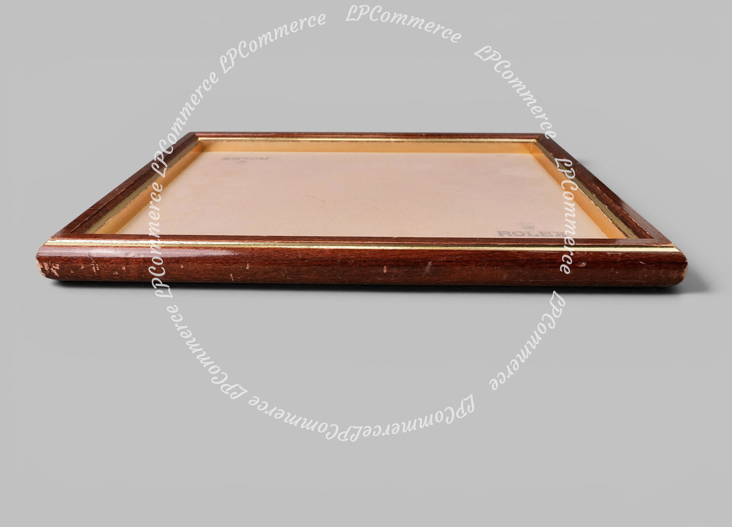 Vassoio orologi Rolex plateau presentazione espositore Ref. 435 legno anni 90