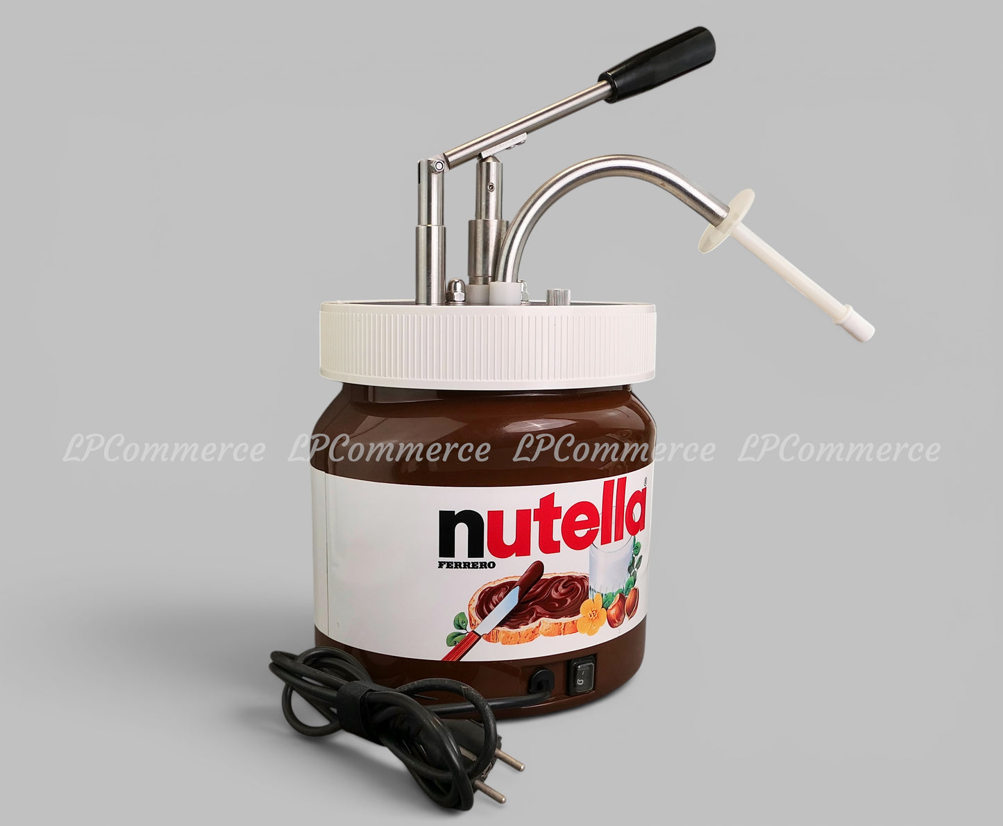 Dispenser Nutella erogatore 3kg termico dosatore barattolo scaldatore cioccolata