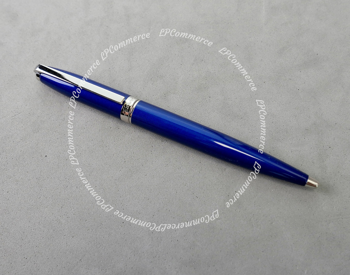 Penna sfera S.T. Dupont Fidelio Ballpoint box laque blu refill palladium