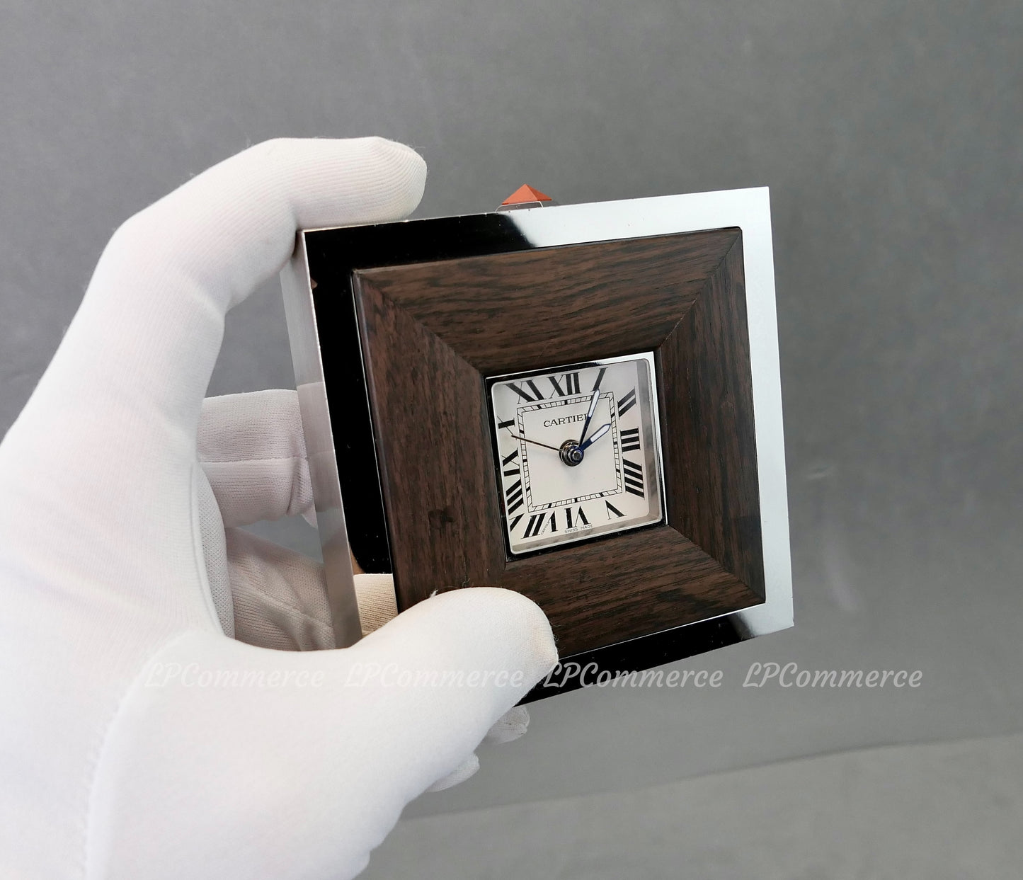 Orologio sveglia da tavolo Cartier Art Deco table clock alarm travel 2747