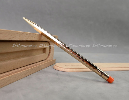 Penna Bulgari Argento massiccio 925 KOSKA matita NOS pen pencil corallo coral