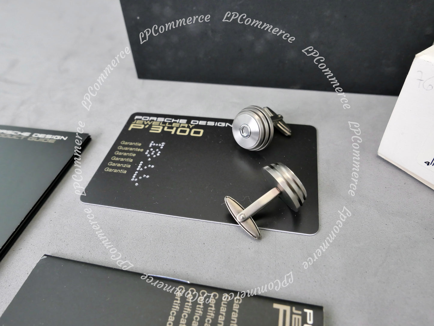 Gemelli Porsche Design P3400 NOS Jewellery Made in Germany Cufflink