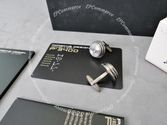 Gemelli Porsche Design P3400 NOS Jewellery Made in Germany Cufflink