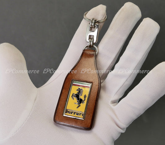 Portachiavi Ferrari cuoio Schedoni Mondial keychain