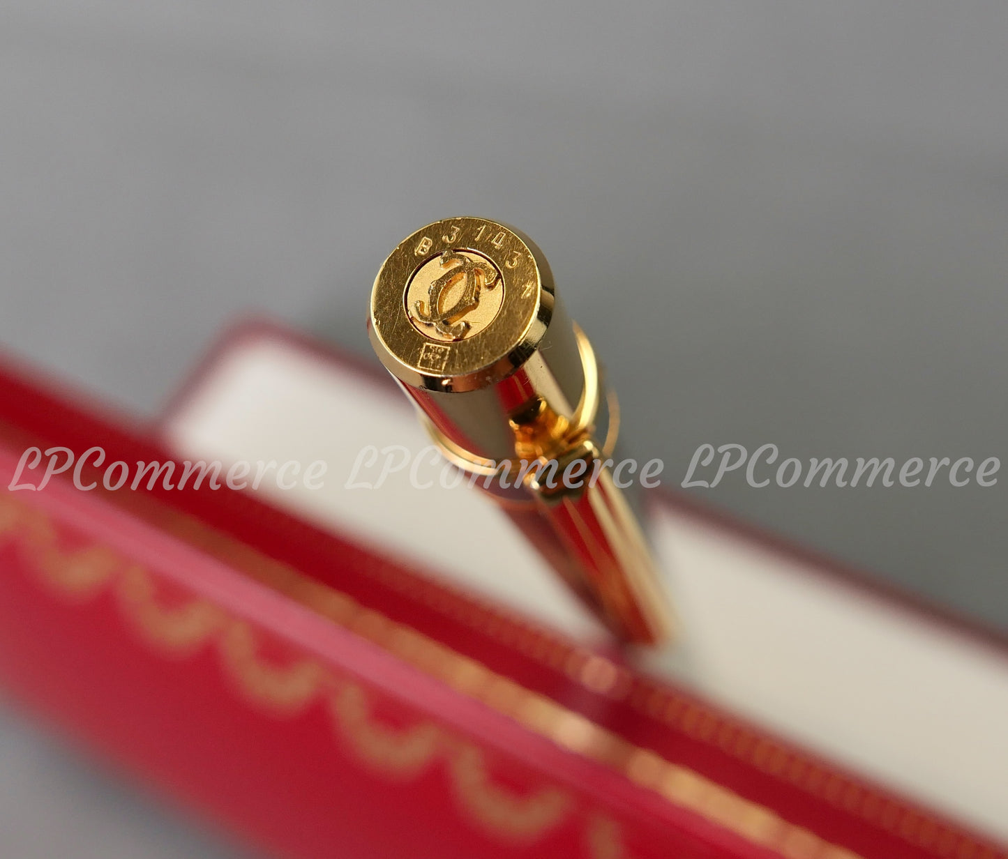 Penna Cartier Santos a sfera Ballpoint box vintage rare