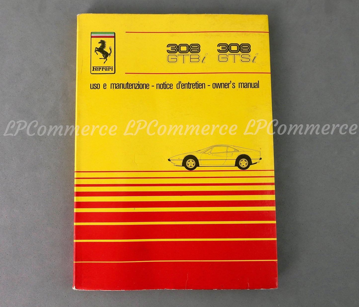 Libretto uso e manutenzione Ferrari 308 gtb gts Originale notice owner’s manual