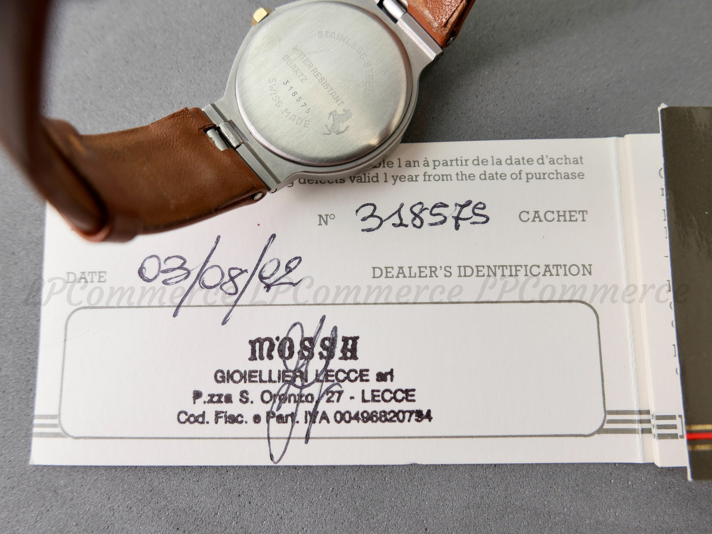 Orologio da polso Ferrari Formula F40 Watch clock vintage box 30mm