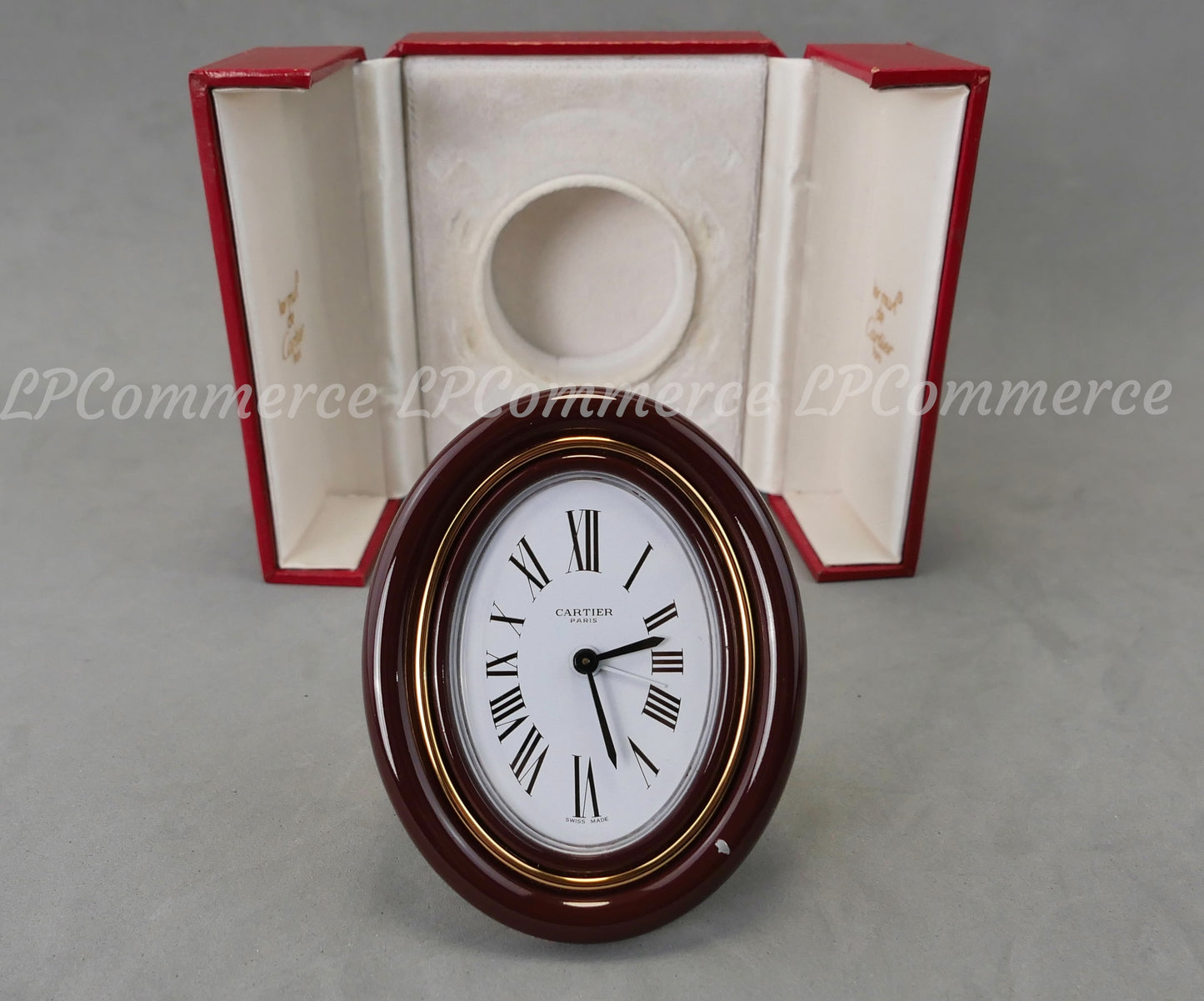 Orologio Sveglia Cartier carica manuale vintage pasha box wake up table clock