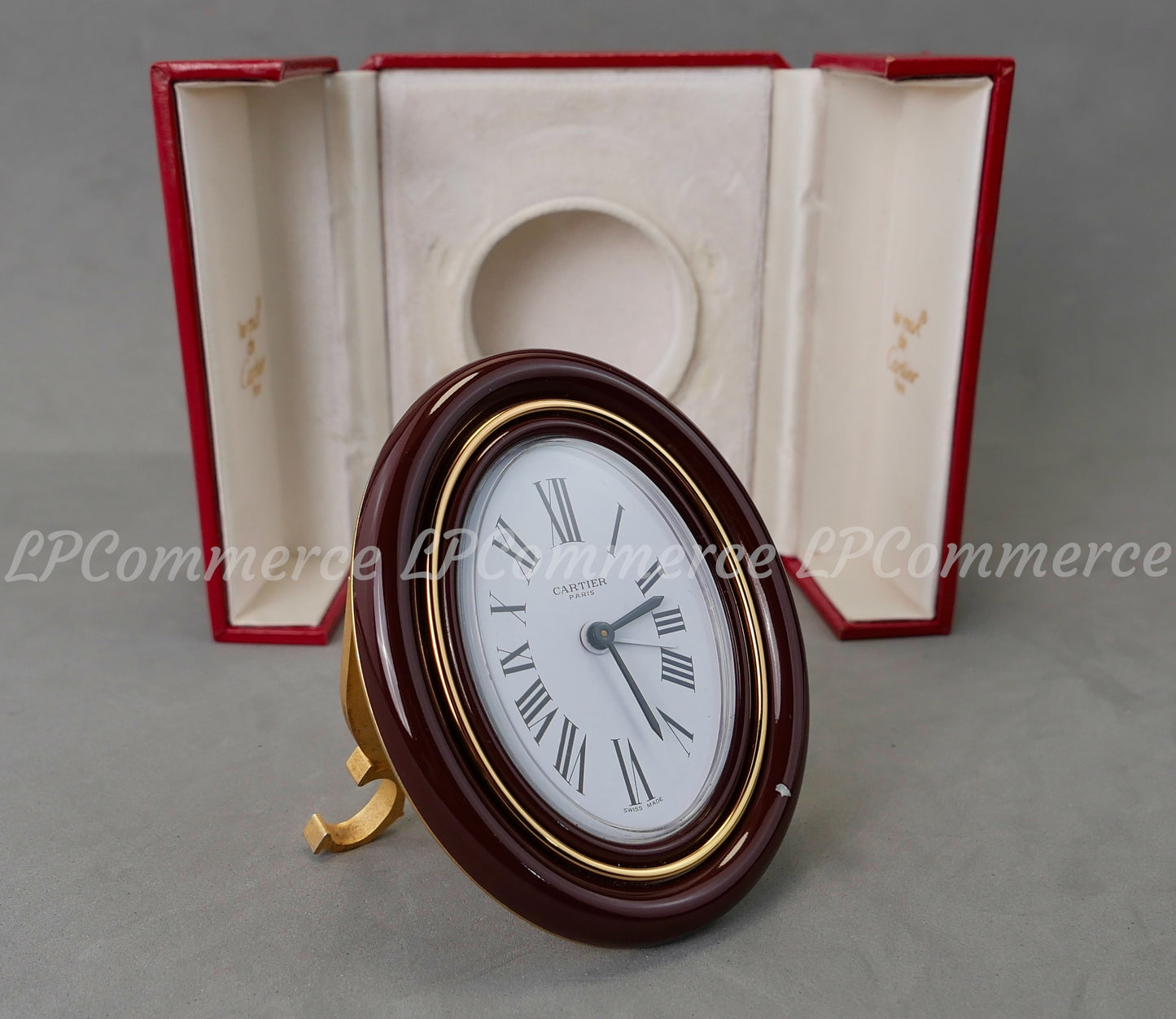 Orologio Sveglia Cartier carica manuale vintage pasha box wake up table clock