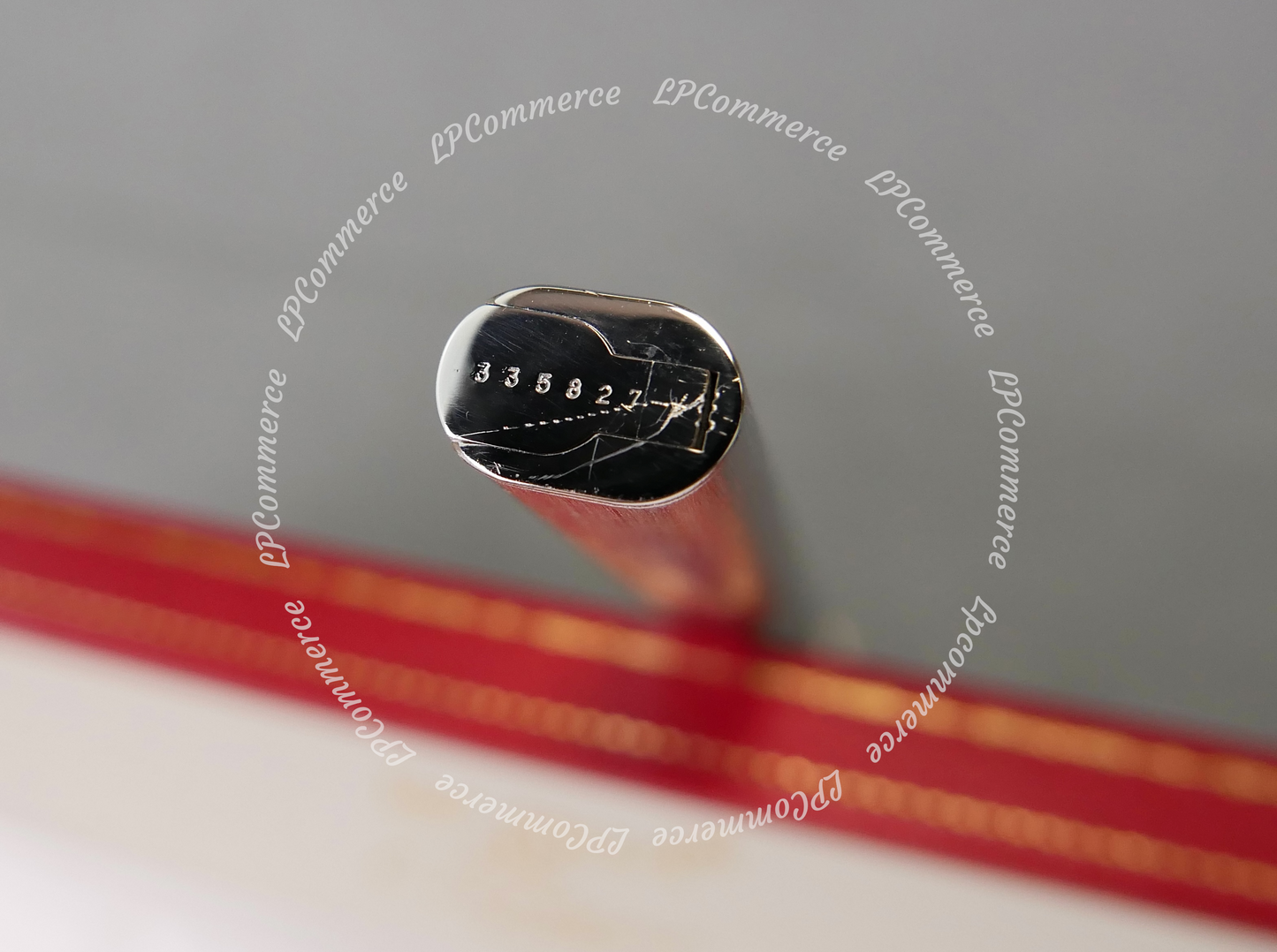 Penna Cartier Santos a sfera NOS Trinity Ballpoint pen vintage box silver