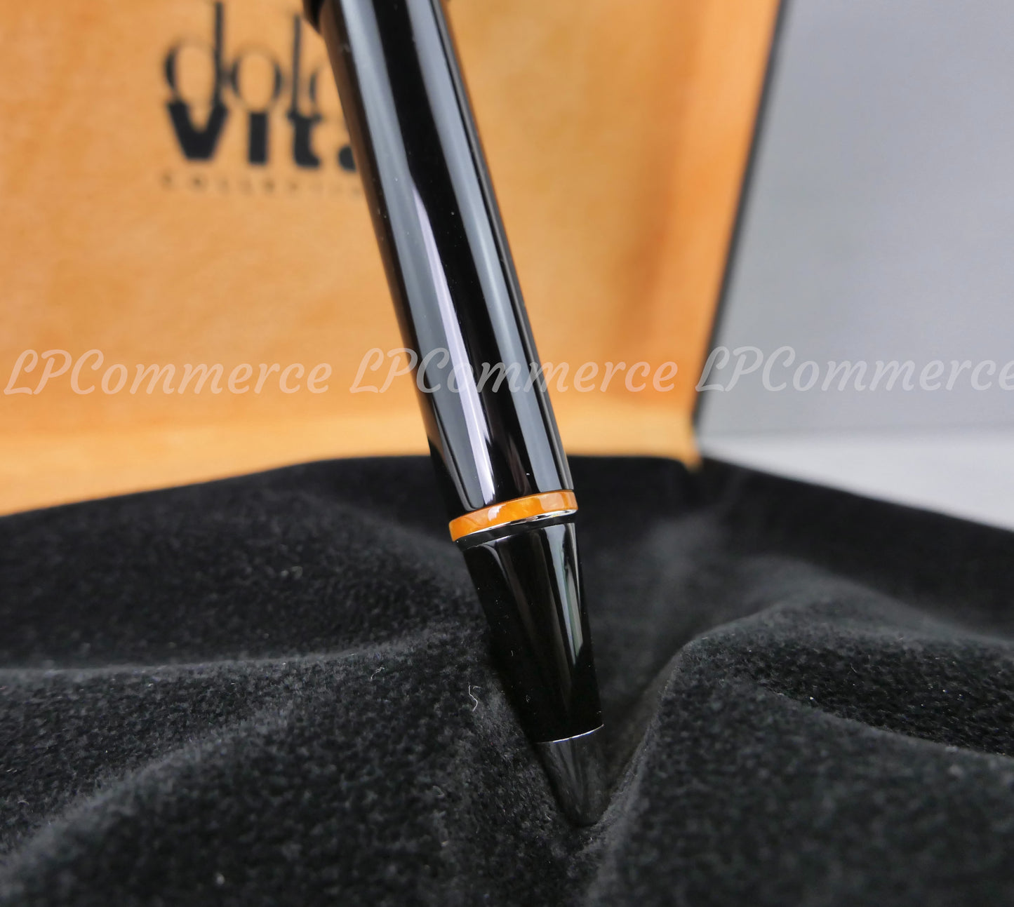 Penna sfera Delta Dolcevita Medium Soiree sfera Ballpoint pen NOS argento 925%