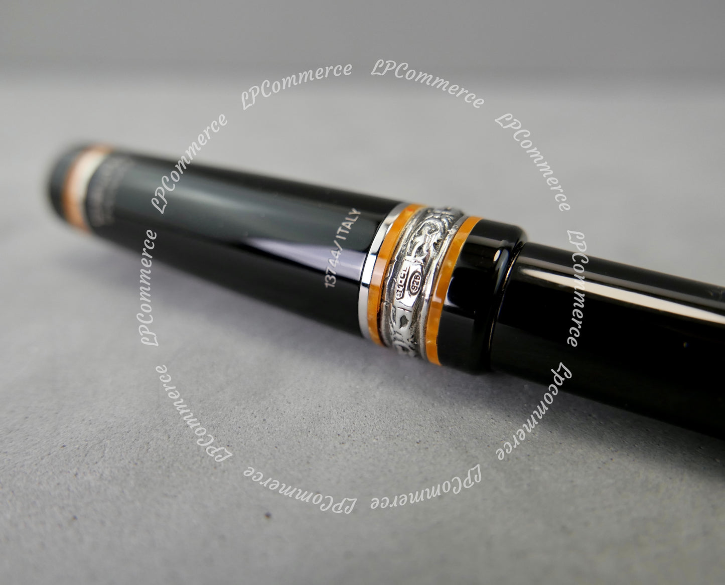 Penna sfera Delta Dolcevita Medium Soiree sfera Ballpoint pen NOS argento 925%