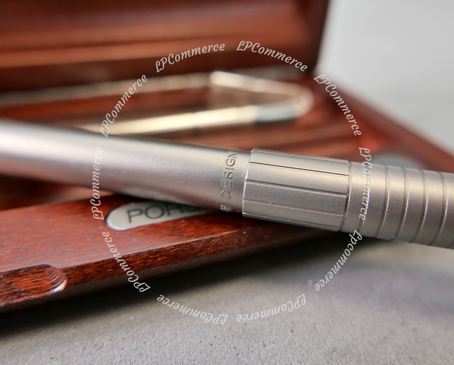 Penna sfera  Porsche Design Titanium 41022 NOS Ballpoint pen 911 box legno